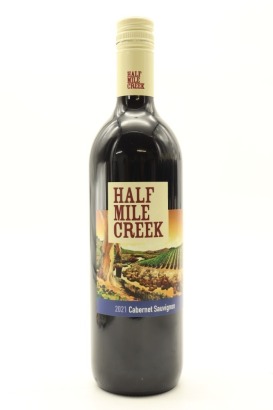 (1) 2021 Half Mile Creek Cabernet Sauvignon, South Eastern Australia