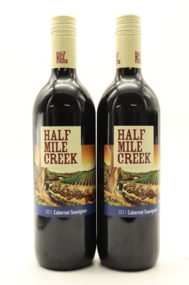 (2) 2021 Half Mile Creek Cabernet Sauvignon, South Eastern Australia