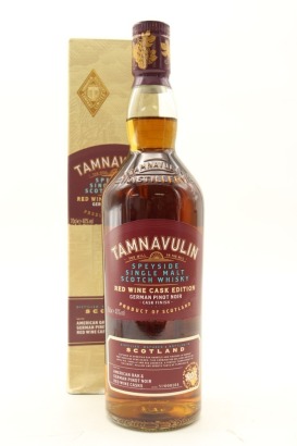 (1) Tamnavulin 'Red Wine Cask Edition' German Pinot Noir Cask Single Malt Scotch Whisky, 40% ABV (GB)