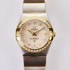 Stainless Steel /18ct Yellow Gold, 24mm OMEGA Constellation Quartz Wristwatch, circa 2010