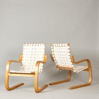 A Pair of Artek 406 Chairs