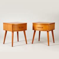 A Pair of Mid-Century Style Bedside Tables