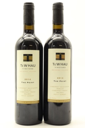 (2) 2014 Te Whau The Point Cabernet Merlot, Waiheke Island [BC95]