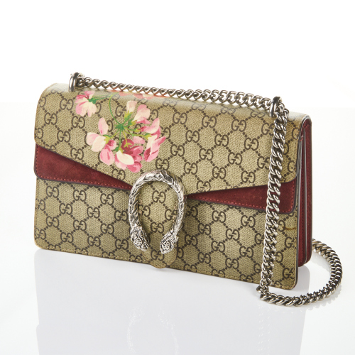 Gucci, GG Supreme Dionysus Blooms Bag