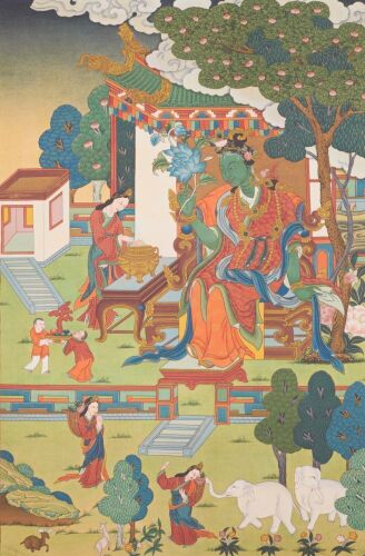 The Elephant Peril Liberating Tara