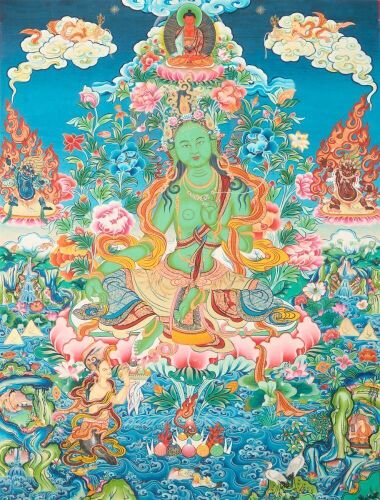 Green Tara by Lama Gasang