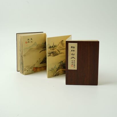 A Chinese Landscape Painting in Album Form