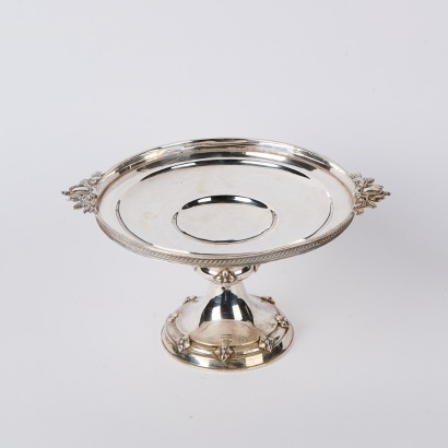A Stephen Smith Sterling Silver Footed Platter 578g
