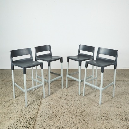 A Set of Four Divo Barstools by Scab Designed by Centro Stile Scab
