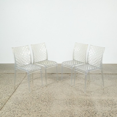 A Set of Four Ami Ami Chairs by Yoshioka Tokujin for Kartell
