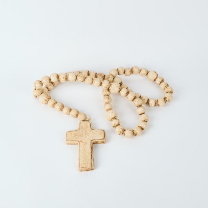 A Large Decorative Ceramic Rosary