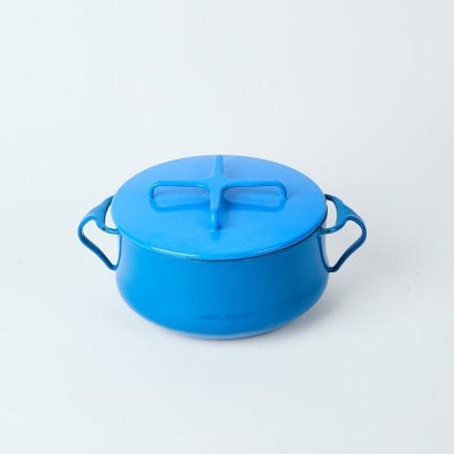 A Mid Century Dansk Designs K&oslash;benstyle Enamelware Dutch Oven