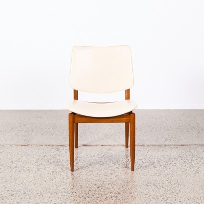 A Mid Century Mahogany Dining Chair by Unit Style