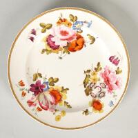 A Pair of Bloor Derby Porcelain Plates