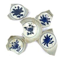 Five Ming Dynasty Shards with Jiajing Reign Marks