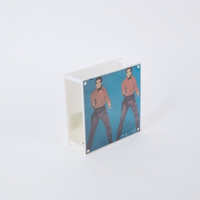 An Andy Warhol Elvis Lamp by Luxit Italy