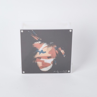 An Andy Warhol Portrait Lamp by Luxit Italy
