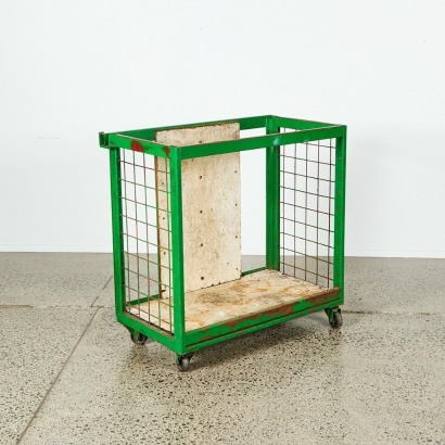 An Industrial Firewood Trolley