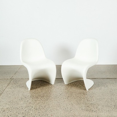 A Pair of Panton Chairs by Verner Panton for Vitra