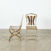 A Pair of Antique French Wrought Iron Garden Seats - 2