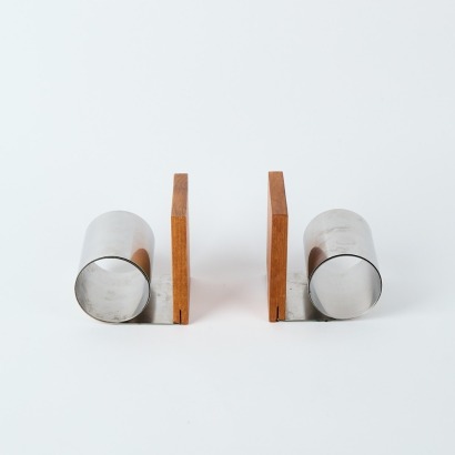 A Pair of Mid-Century Expandable Bookholders