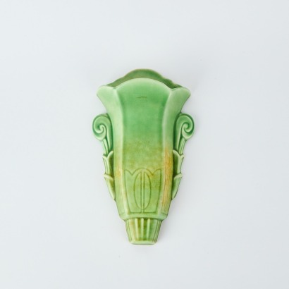 A Beswick Green Wall Vase 498
