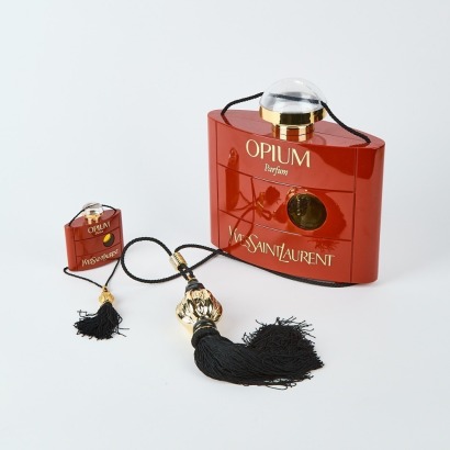A Pair of Vintage Chemist Perfume Factice Bottles