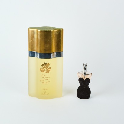 A Pair of Vintage Chemist Perfume Factice Bottles