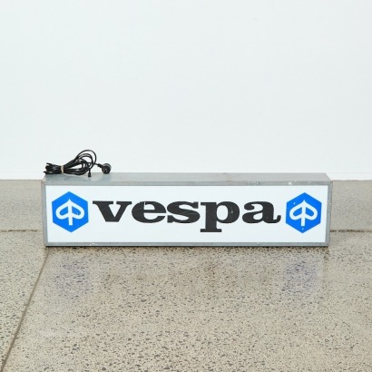 A Vespa Double-Sided Lightbox