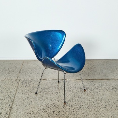 A Vintage Pierre Paulin Style Slice Chair