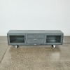 An Industrial Dulton Low Cabinet Finished in Hammertone Grey