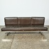 A Le Corbusier LC5 Style Daybed in Chocolate Leather - 3