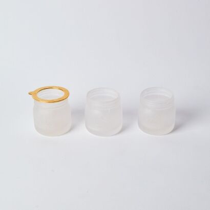 A Layla Walter Series of Three Cast 'Agee Jars'