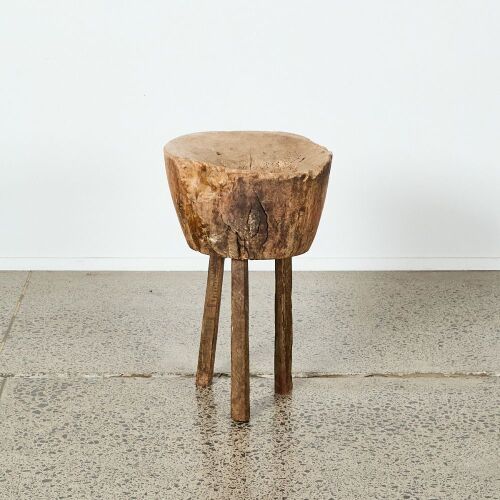 An Antique French Chopping Block