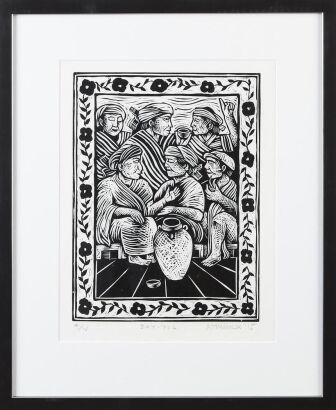 A Suite of 11 Leonard Aguinaldo Linocut Prints