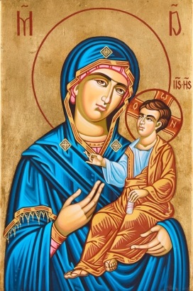 A Hand-Painted Byzantine Orthodox Style Icon
