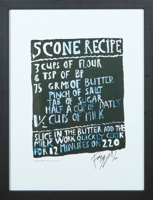 DICK FRIZZELL Hot Buttered Signed Print