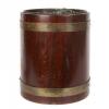 A Mahogany Brass Bound Bin