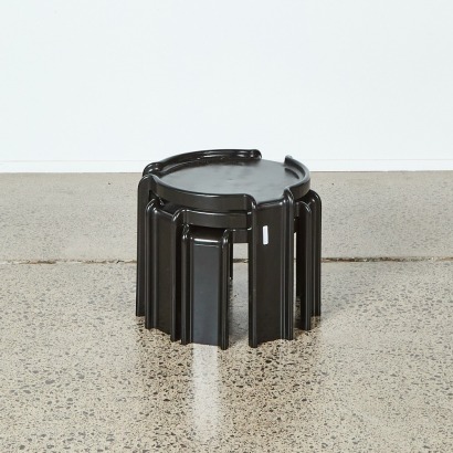 A Trio of Side Tables by Giotto Stoppino for Kartell A/F
