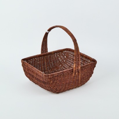 A Handwoven Herb Harvest Basket