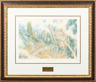 A The Lord of The Rings Gandalf on Gwaihir over Helms Deep Collectable