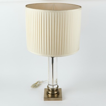 A Mid-Century Lucite Lamp