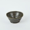 A Laurie Steer Spiked Rim Black Iron Glaze Bowl - 2