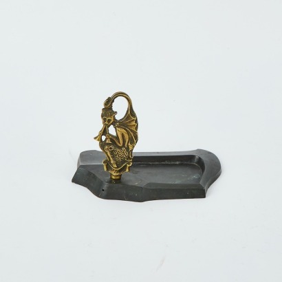 An R. Barnick Pan Attributed Gramophone Needle Stand
