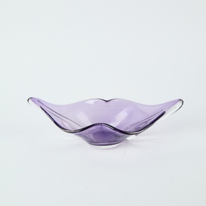 A Purple Murano Glass Bowl A/F