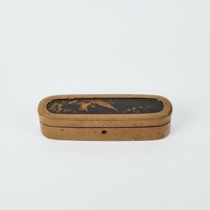 An Antique Japanese Lacquer Ware Glove Box