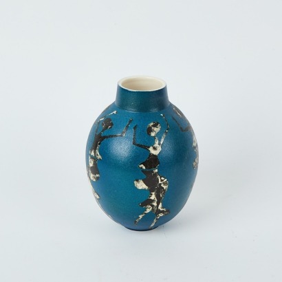 A Marilyn Wheeler Figural Ovoid Vase