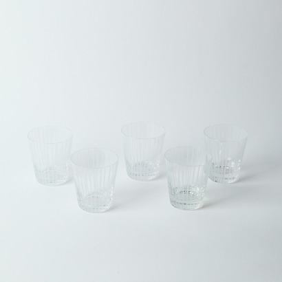 A Set Of Five Handmade European Tumblers