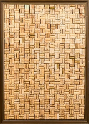 A Large Vintage Framed Cork Board