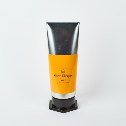 A Veuve Clicquot Ltd Paint Tube Champagne Cooler